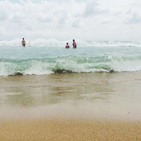 People in the water