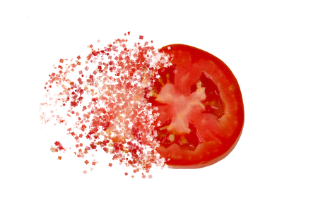 tomato chopped dispersion styleの写真素材