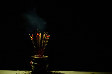 Incense sticksの写真素材
