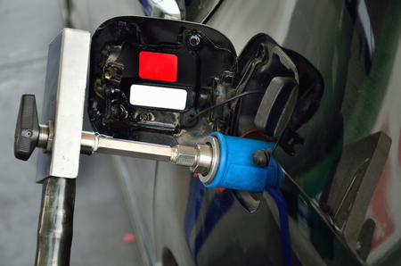 Alternative refuel fuel ,CNG,LPG ,NGV in your vehicleの写真素材