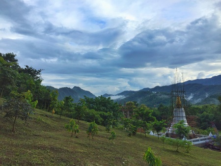 Temple in Thailandの素材