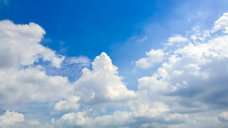 The beautiful clouds and blue sky background