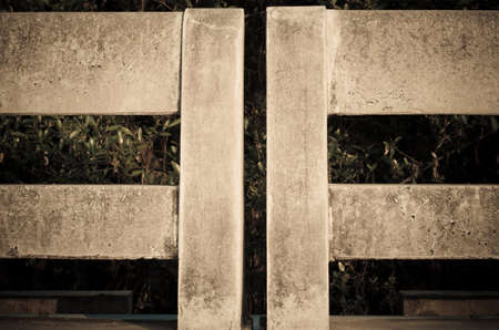 old concrete railing on the public road