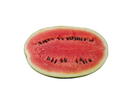 half rip of watermelon on isolate backgroundの写真素材