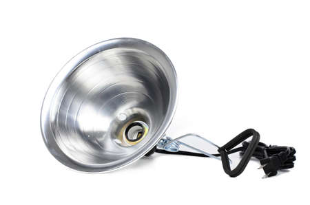 electric lamp without bulb on isolate backgroundの写真素材