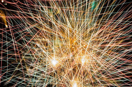 colorful explosion fireworkの写真素材