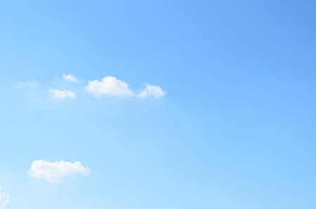 clouds in the blue skyの写真素材