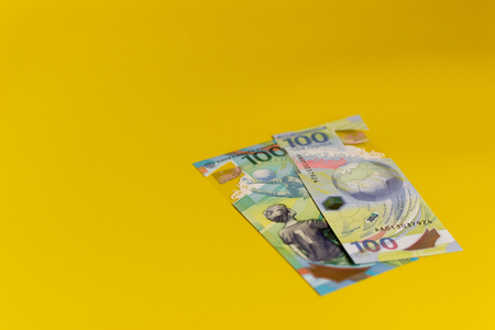 new Russian banknotes worth one hundred rubles