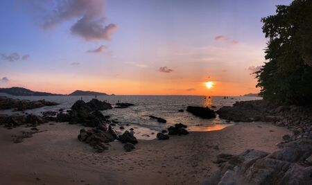 Beach Sunset at Krabi, Thailand.