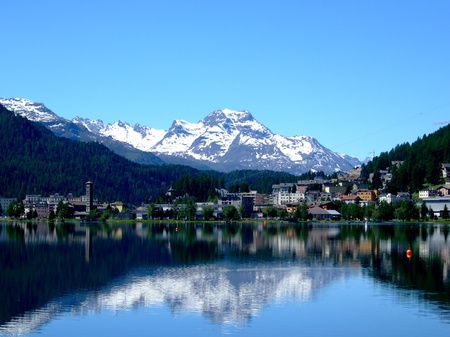 St. Moritz, Switzerlandの写真素材