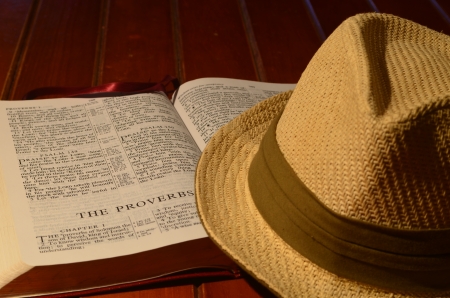 Gentlemans hat and study setの写真素材