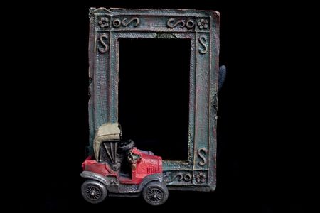 picture frame old car hand craft