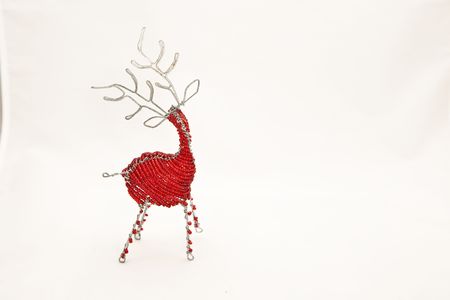 Reindeer Christmas decorationの写真素材
