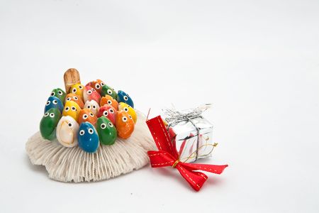 Christmas decorations shell choirの写真素材