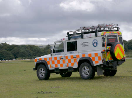 Search and Rescue Ambulance for Dartmoorのeditorial素材