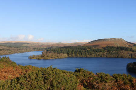Autumn Burrator Reservoir 4の写真素材