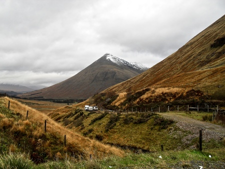 The highlands of Scotlandの写真素材
