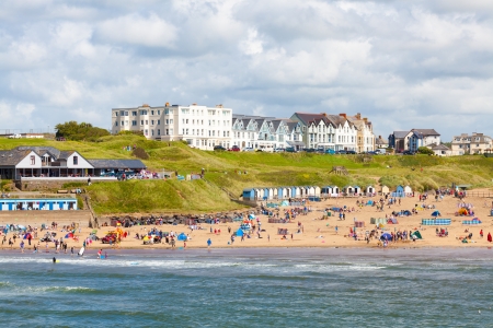 Summerleaze Beach at Bude Cornwall England UKのeditorial素材