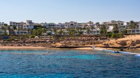 Coastline near Sharm El Sheikh Egyptのeditorial素材