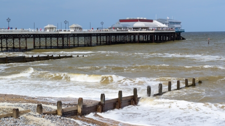 Cromer Pier North Norfolk England UK Europeの写真素材