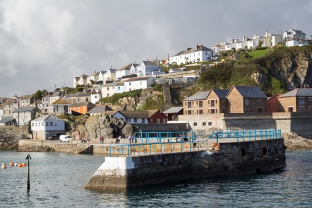 Pier at Mevagissey Cornwall England UK Europe
