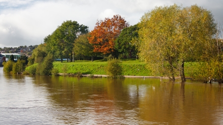 Autumn at Exeter Quay Devon England UK Europeの写真素材