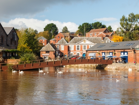 Exeter Quayside Devon England UK Europeの写真素材