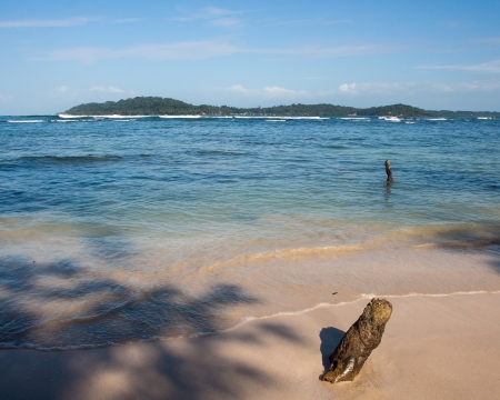 Careneros Island Bocas Del Toro Panama Central Americaの写真素材