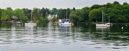 Lake Windermere in the English Lake District UK Europeのeditorial素材