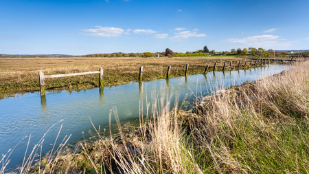 The Estuary at Newtown Harbour National Nature Reserve Isle Of Wight England