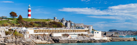 Beautiful summers day at The Hoe Plymouth Devon England UK Europeのeditorial素材