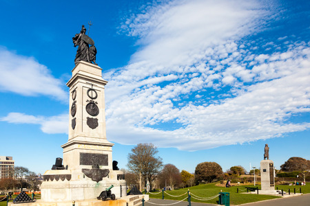 War Memorial at Plymouth Hoe, Devon, England UK Europeのeditorial素材