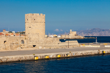 Off the coast of Rhodes Town Greece Europe