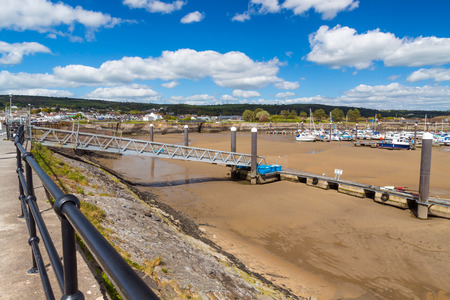 Burry Port Harbour Carmarthenshire Wales UK Europeの写真素材