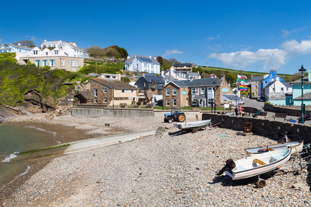 Little Haven a  quaint  fishing village in the Pembrokeshire Coast National Park Wales UKのeditorial素材