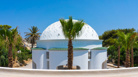 The beautiful buildings at Kalithea Springs designed by Pietro Lombardi in the 1930s, Rhodes Island Greece Europeの写真素材