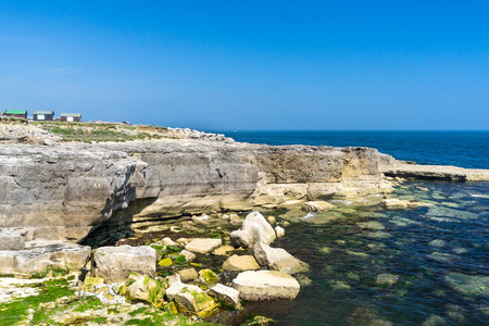 Beautiful sunny day at Portland Bill Dorset England UK Europe
