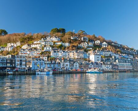 The  picturesque coastal town of Looe Cornwall England UK Europe