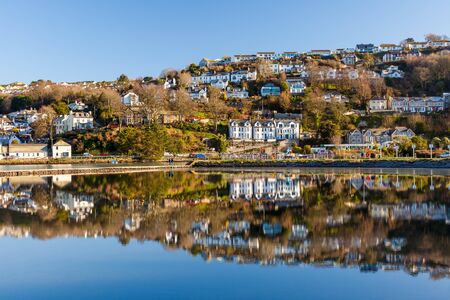 The  picturesque coastal town of Looe Cornwall England UK Europe