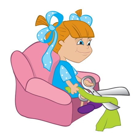 tiny seamstressのイラスト素材