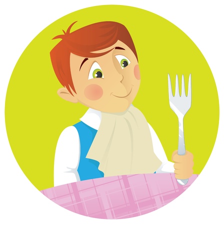 Diner Boyのイラスト素材