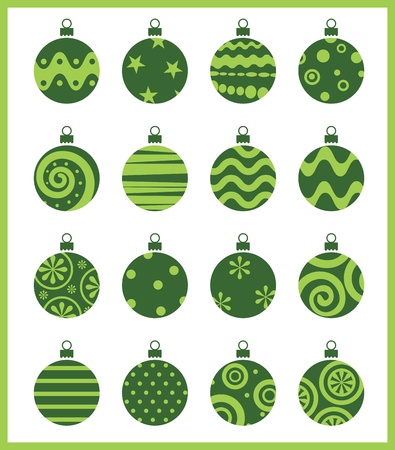 Christmas ballsのイラスト素材