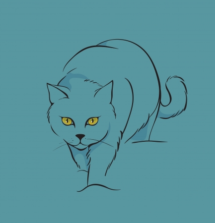 cat sketchのイラスト素材