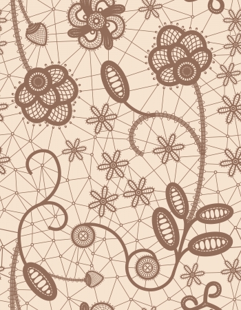 Lace seamless backgroundのイラスト素材