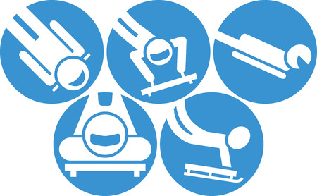 Skeleton icons setのイラスト素材