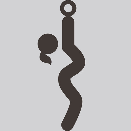 Summer sports icons set - Gymnastics Rhythmic iconのイラスト素材