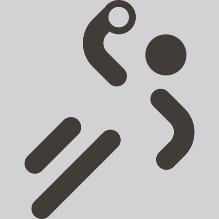 Summer sports icons set - handball iconのイラスト素材