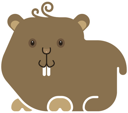 Hamster icon - stylized art zoo iconsのイラスト素材