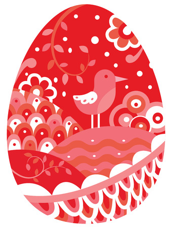 Easter egg - abstract background for Easter celebration cardのイラスト素材