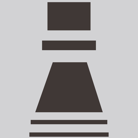 Chess icon - chess castleのイラスト素材